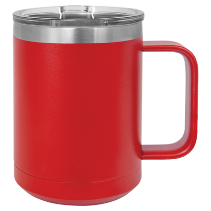 Personalized 15 oz. Insulated Mug with Slider Lid