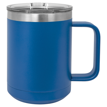Personalized 15 oz. Insulated Mug with Slider Lid