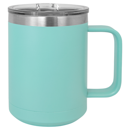Personalized 15 oz. Insulated Mug with Slider Lid
