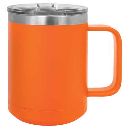 Personalized 15 oz. Insulated Mug with Slider Lid