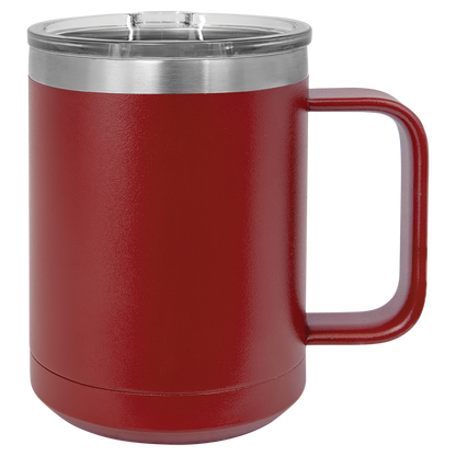 Personalized 15 oz. Insulated Mug with Slider Lid
