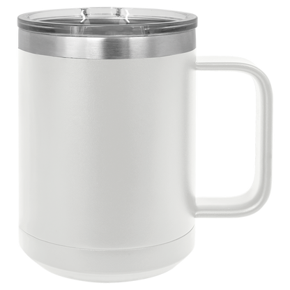 Personalized 15 oz. Insulated Mug with Slider Lid