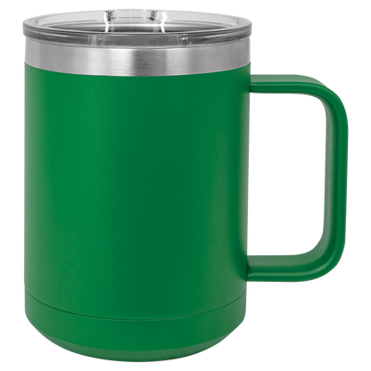 Personalized 15 oz. Insulated Mug with Slider Lid