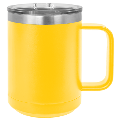 Personalized 15 oz. Insulated Mug with Slider Lid