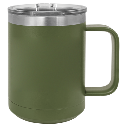 Personalized 15 oz. Insulated Mug with Slider Lid