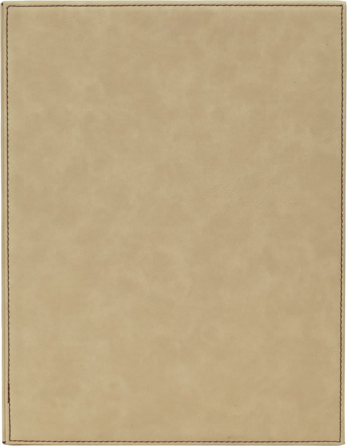 Light Brown 8" x 10" Laserable Leatherette Plaque