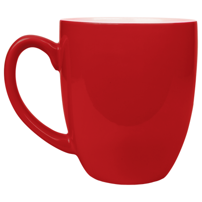 Personalized 16 oz. Ceramic Bistro Coffee Mug