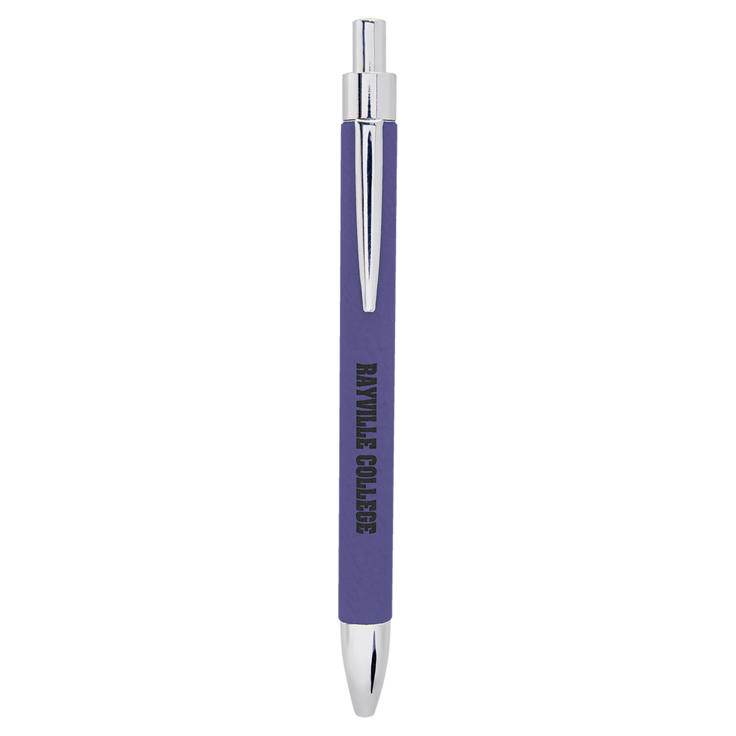 Purple " laser engravable leatherette pen personalized gift