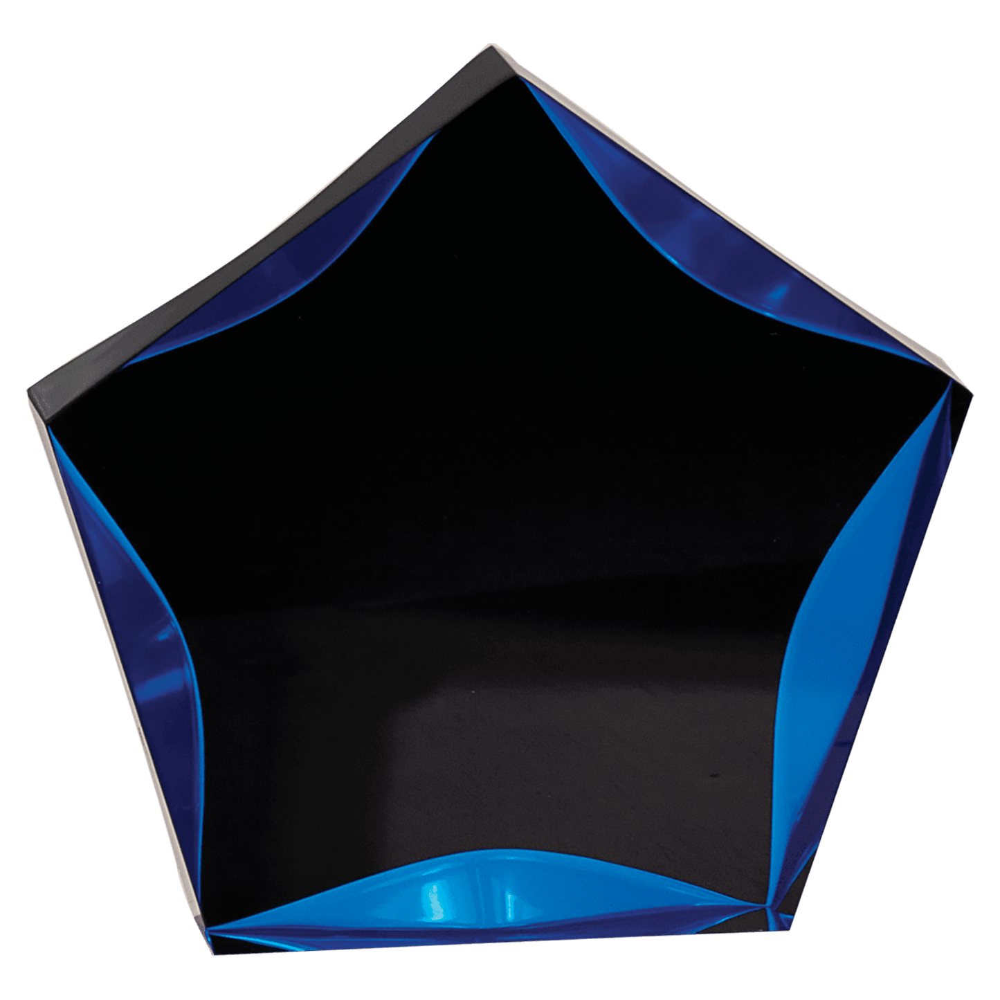 Black/Blue 5" Luminary Star Acrylic