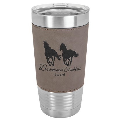 20 oz Leatherette Tumbler