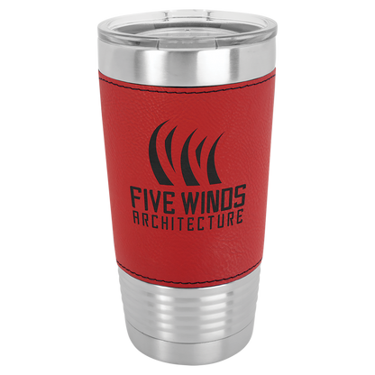 20 oz Leatherette Tumbler