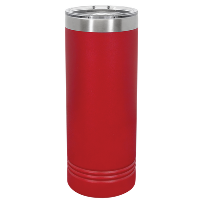Personalized 22 oz. Skinny Tumbler with Slider Lid