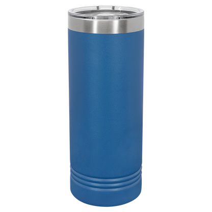 Personalized 22 oz. Skinny Tumbler with Slider Lid