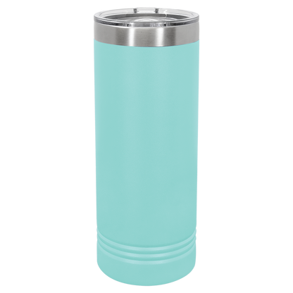 Personalized 22 oz. Skinny Tumbler with Slider Lid