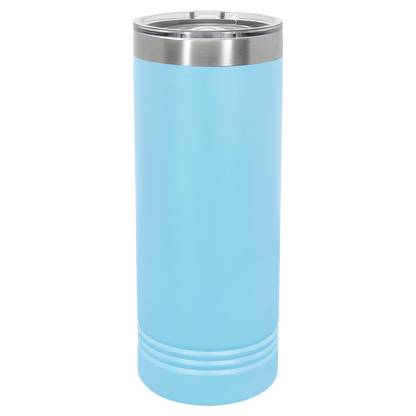 Personalized 22 oz. Skinny Tumbler with Slider Lid