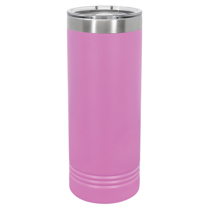 Personalized 22 oz. Skinny Tumbler with Slider Lid