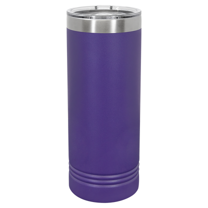 Personalized 22 oz. Skinny Tumbler with Slider Lid