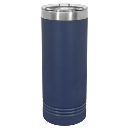 Personalized 22 oz. Skinny Tumbler with Slider Lid