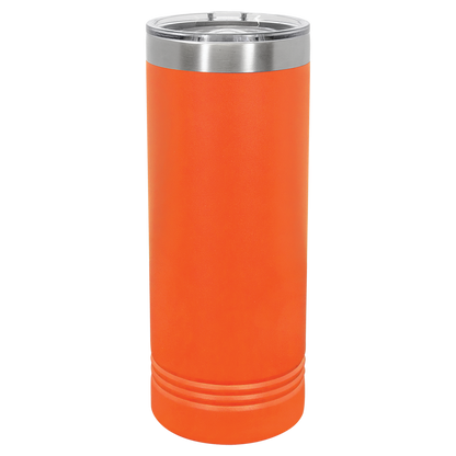 Personalized 22 oz. Skinny Tumbler with Slider Lid