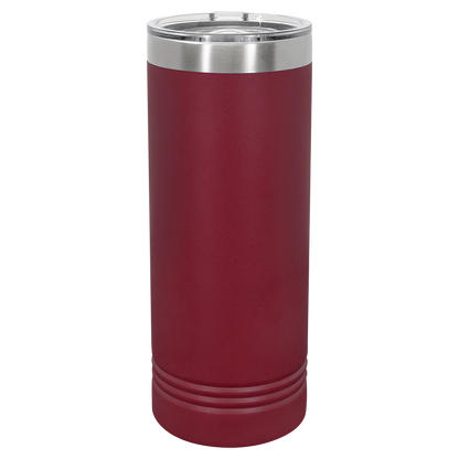 Personalized 22 oz. Skinny Tumbler with Slider Lid