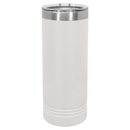 Personalized 22 oz. Skinny Tumbler with Slider Lid