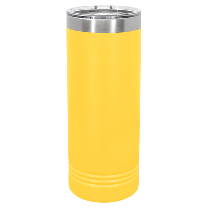 Personalized 22 oz. Skinny Tumbler with Slider Lid