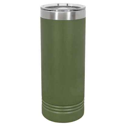 Personalized 22 oz. Skinny Tumbler with Slider Lid
