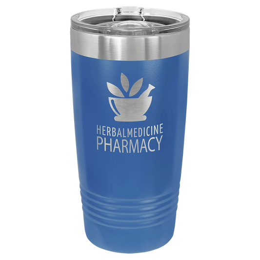 Personalized 20 oz. stainless steel ringneck tumbler with slider lid and custom engraved name or message