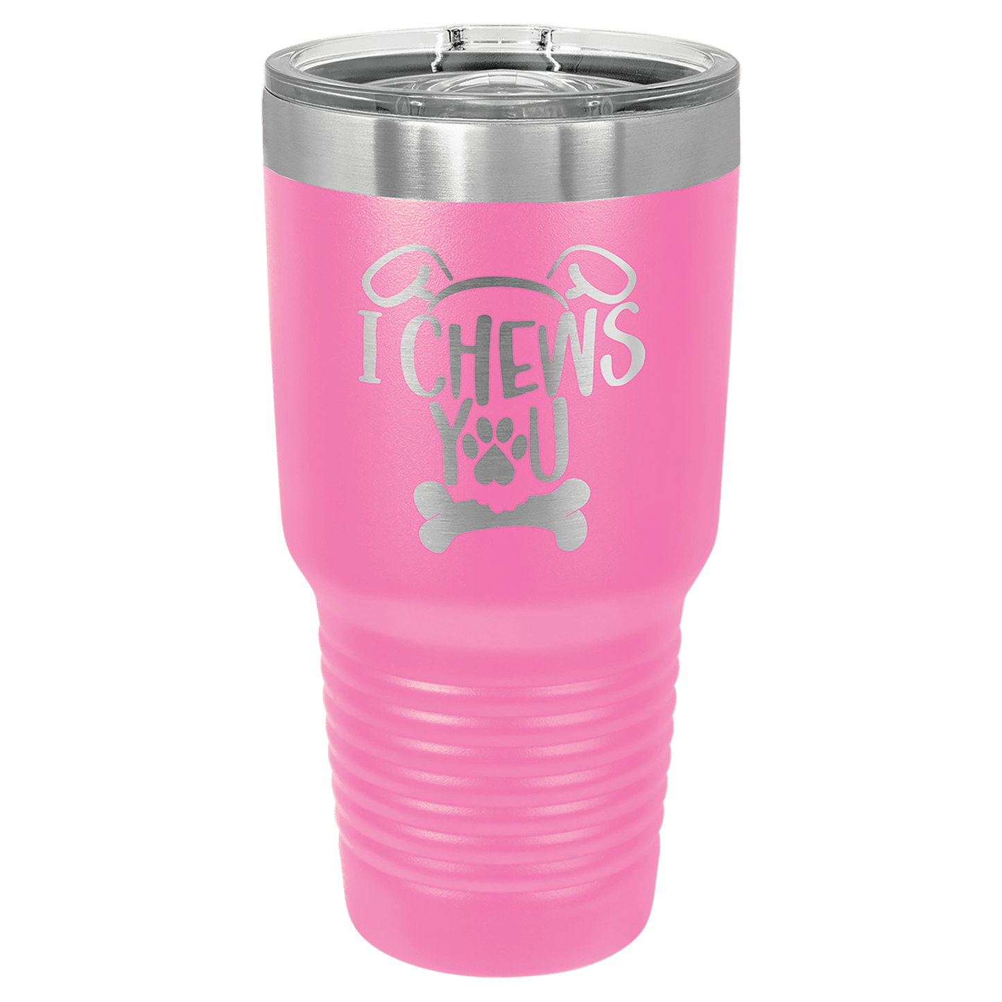 Polar Camel 30 oz. Pink Insulated Ringneck Tumbler with Slider Lid