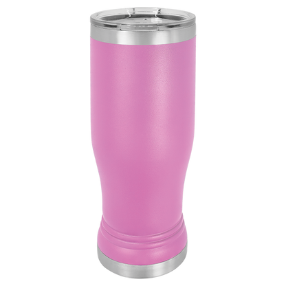 Personalized 14 oz. Insulated Pilsner with Clear Lid