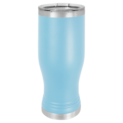 Personalized 20 oz. Insulated Pilsner with Clear Lid