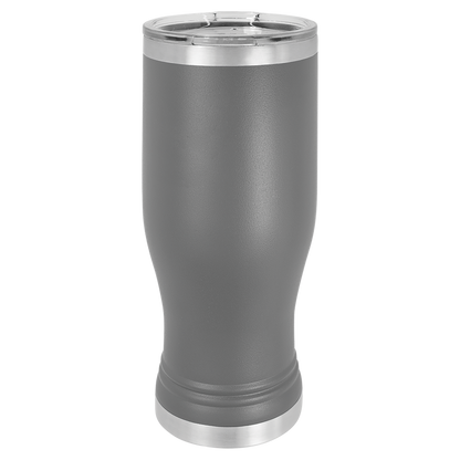 Personalized 20 oz. Insulated Pilsner with Clear Lid