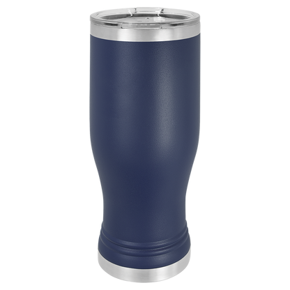 Personalized 20 oz. Insulated Pilsner with Clear Lid