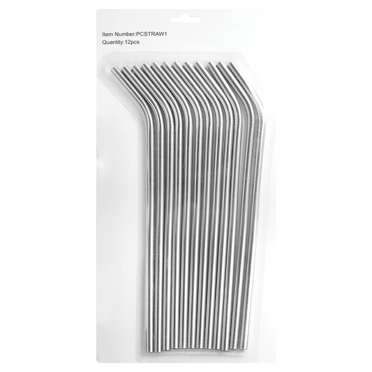 Polar Camel 10 inch stainless steel reusable straw, perfect for tumblers and drinkware