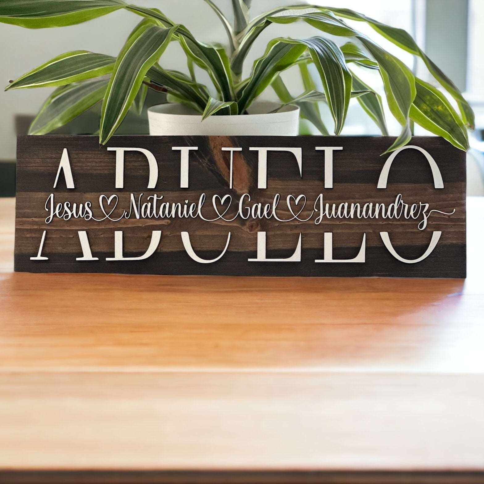 Abuelo 3D Engraved Wood Sign