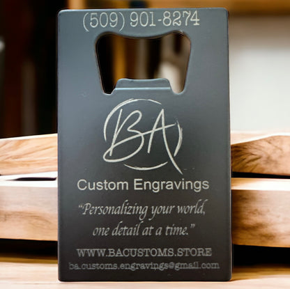 Engraved Metal Cards