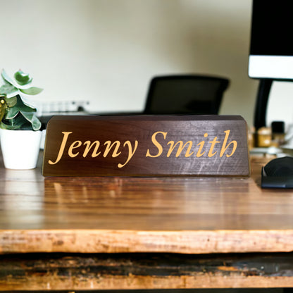 8.5" Genuine Walnut Desk Wedge