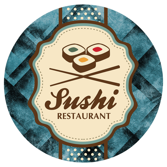 Personalized 4 inch round flexible coaster with rubber backing and custom full-color design