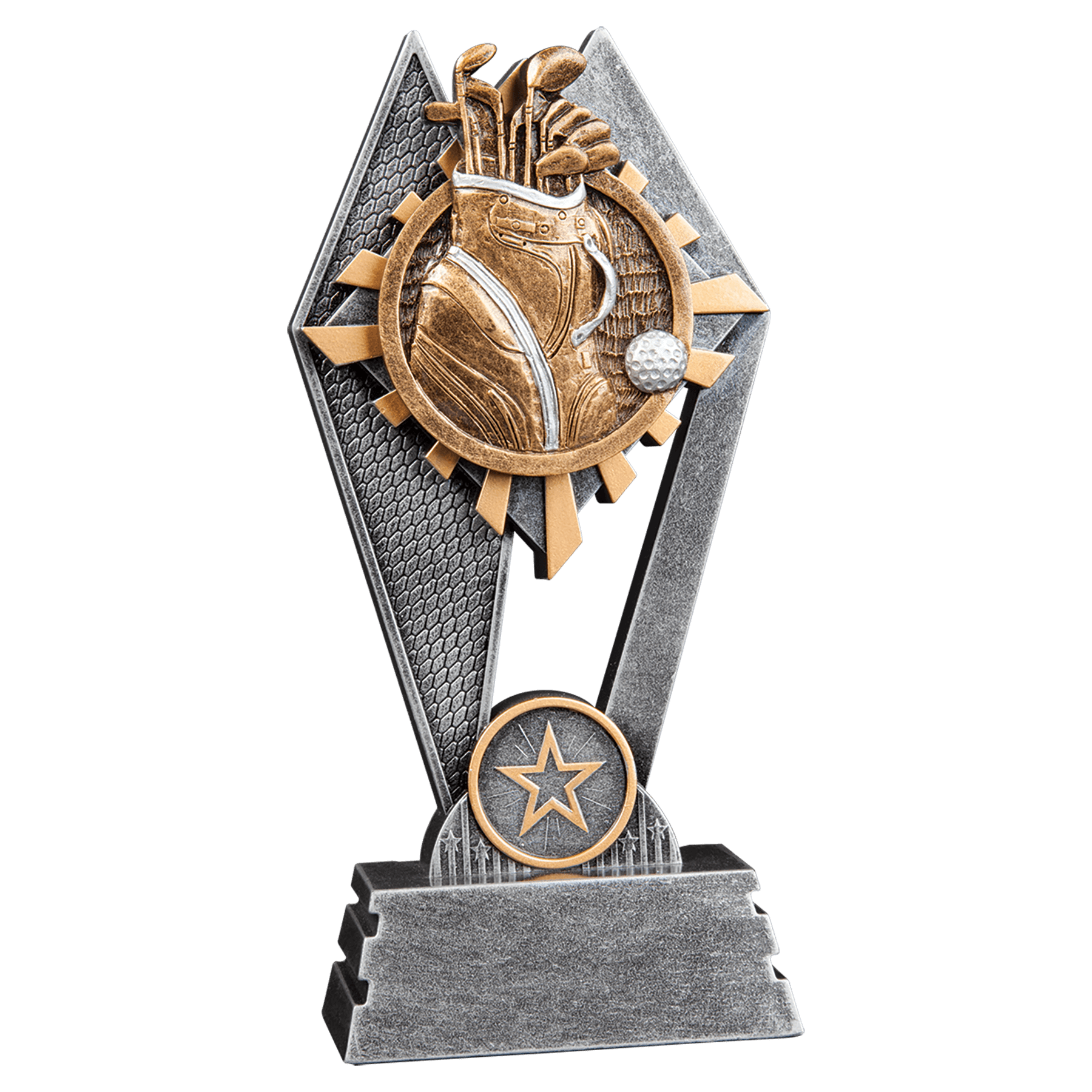 7" Golf Sun Ray Award