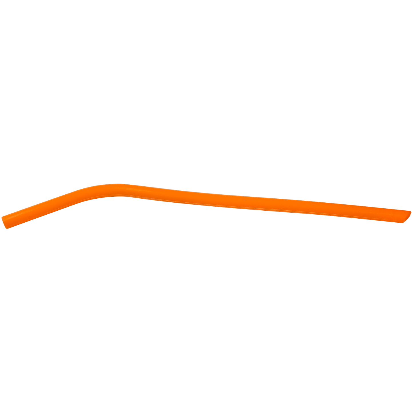 10 inch small blue silicone reusable straw, 5/16 inch diameter for standard tumbler drinks