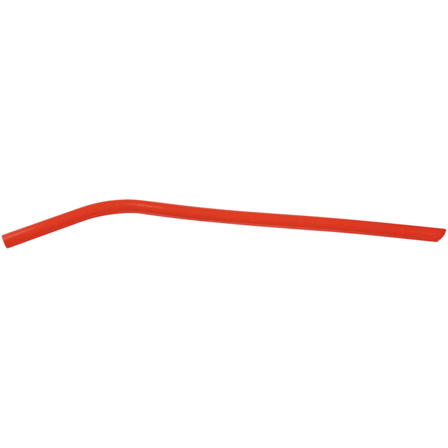 10 inch small blue silicone reusable straw, 5/16 inch diameter for standard tumbler drinks