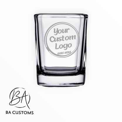 Personalized Square Shot Glass (Set of 4)