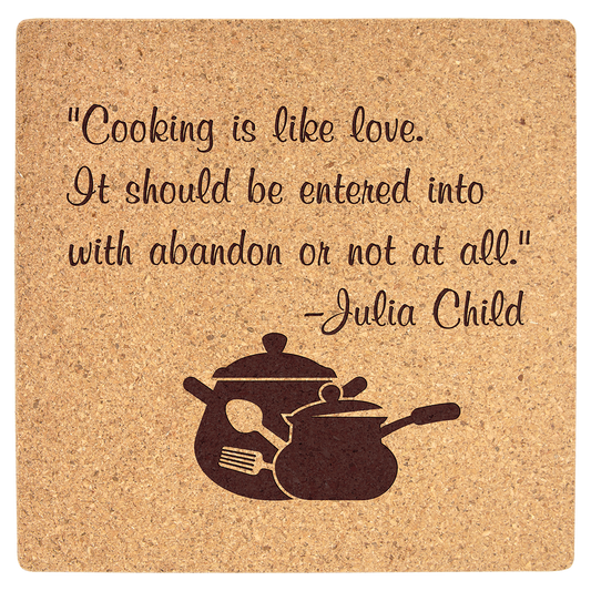 7 3/4" x 7 3/4" Square Cork Trivet