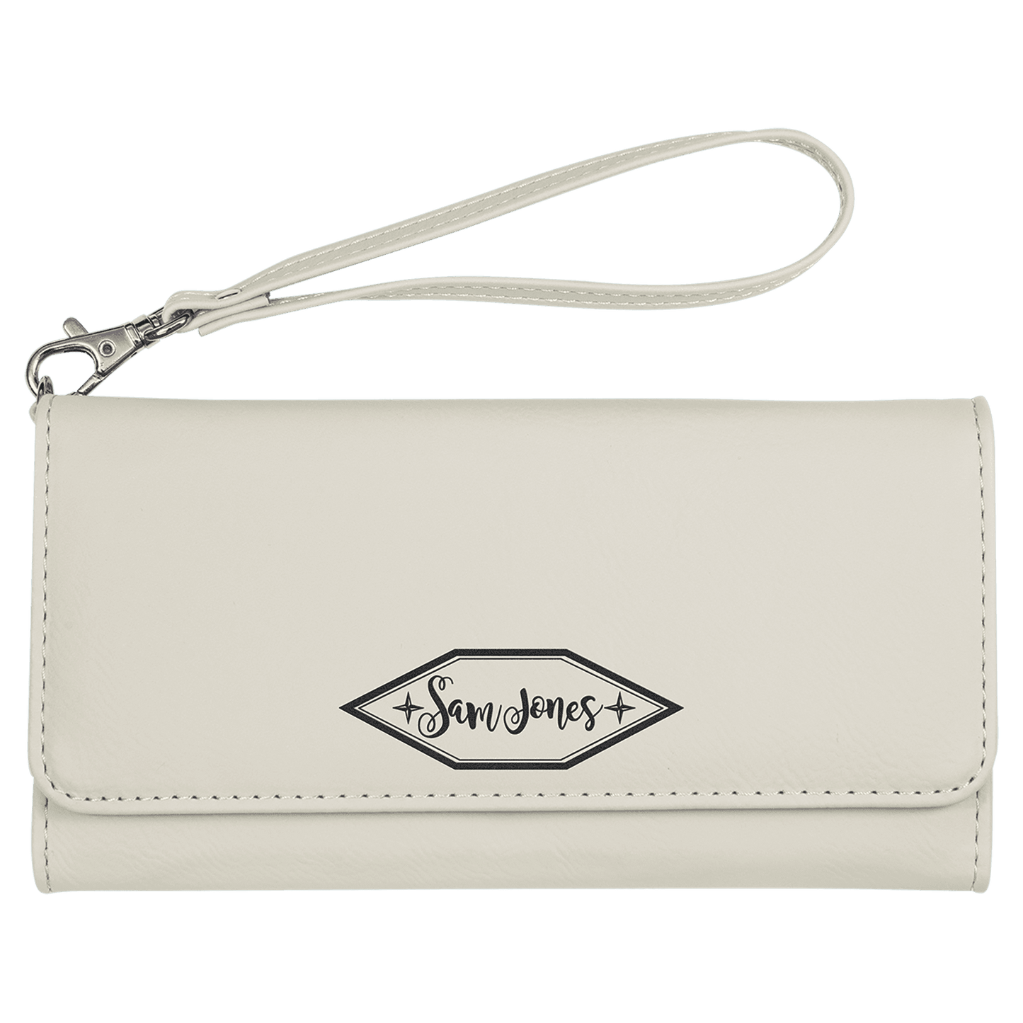 Engraved Woman's Leatherette Wallet