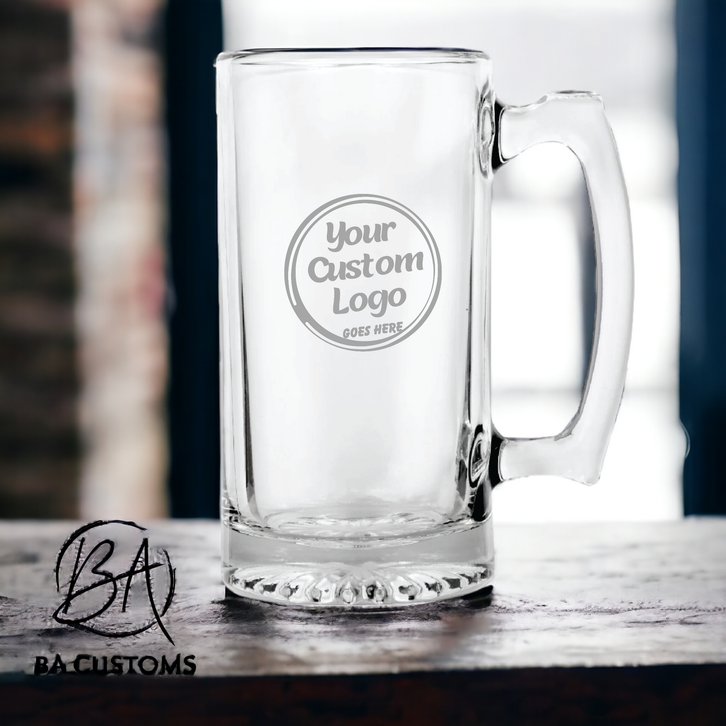 Personalized 26.5 Glass Mug