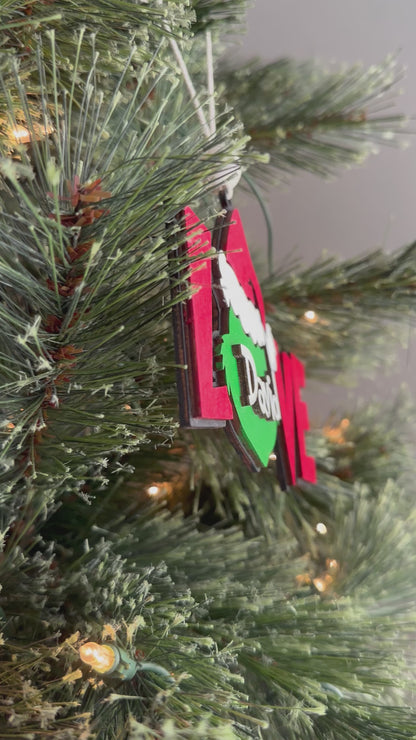 Grinch Ornament Love