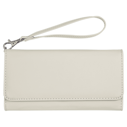 Engraved Woman's Leatherette Wallet